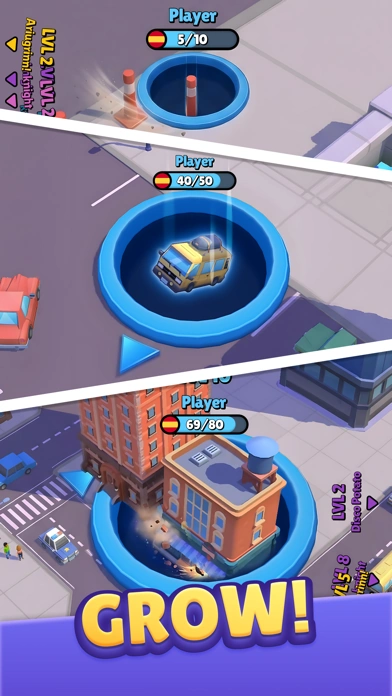 Hole.io screenshot 2