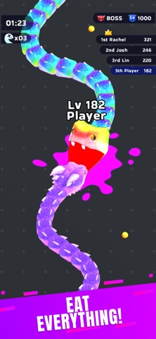 Snake Clash! screenshot 1