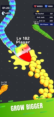 Snake Clash! screenshot 2