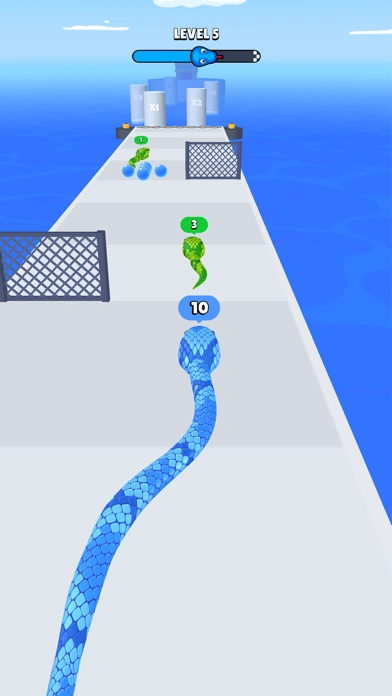 Snake Run Race・3D Running Game screenshot 1