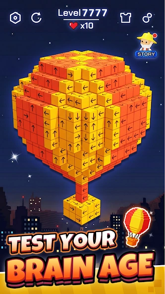 Tap Out - Take 3D Blocks Away screenshot 1