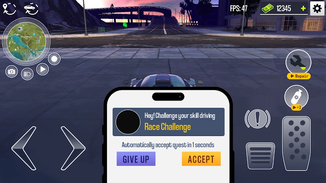 Real Car Driving: Race City 3D screenshot 2