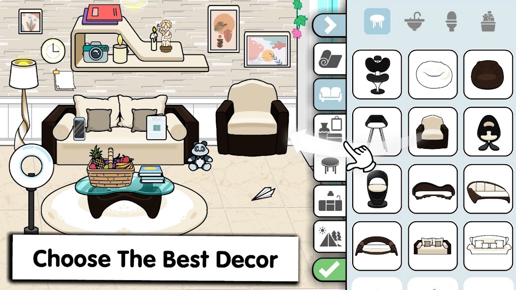 Tizi Princess Home Design Game screenshot 5