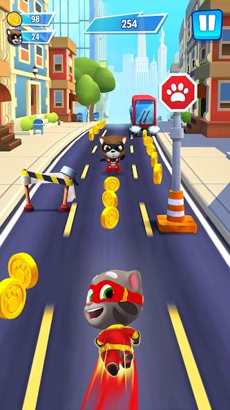 Talking Tom Hero Dash screenshot 2