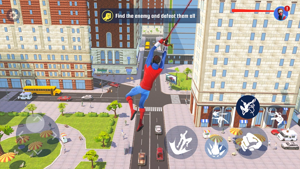Spider Fighting: Hero Game screenshot 1