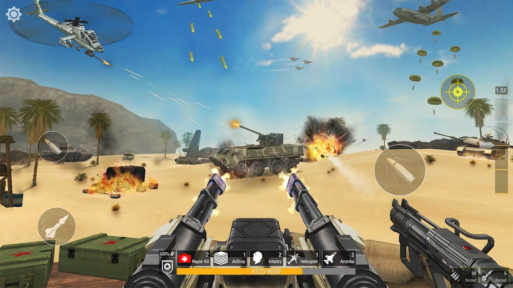 World War: Army Battle FPS 3D screenshot 3