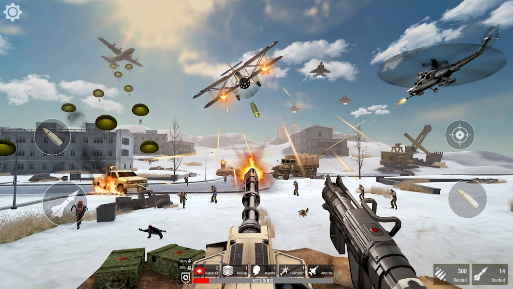 World War: Army Battle FPS 3D screenshot 4