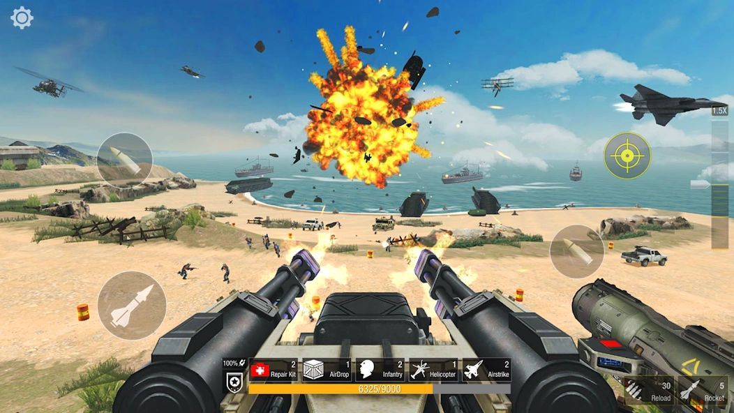 World War: Army Battle FPS 3D screenshot 6
