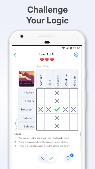 Logic Puzzles - Brain Riddles screenshot 1