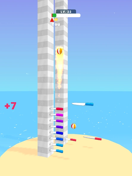 Ball Up: Knife Racing screenshot 5