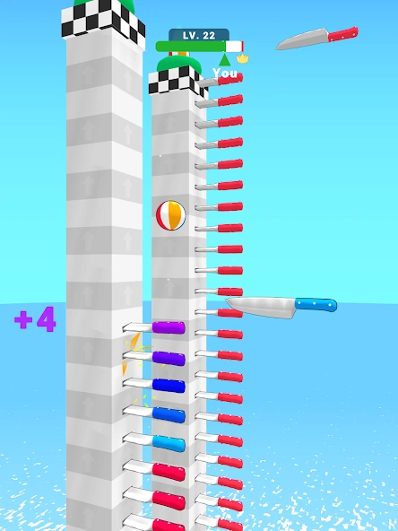 Ball Up: Knife Racing screenshot 7
