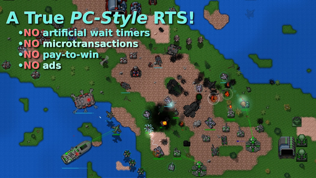 Rusted Warfare - RTS Strategy screenshot 1