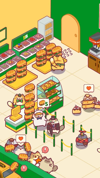 Cat Snack Bar: Cute Food Games screenshot 2
