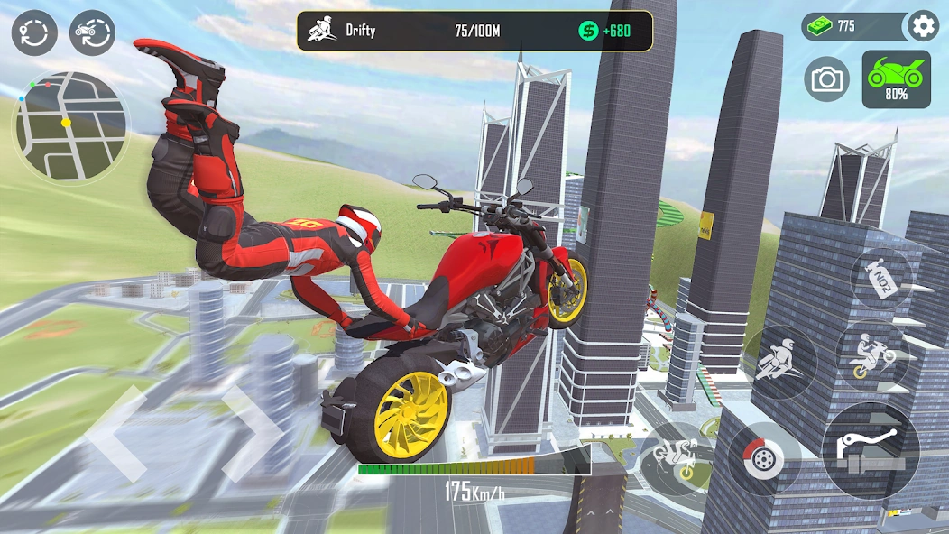 GT Moto Stunt 3D: Driving Game screenshot 1