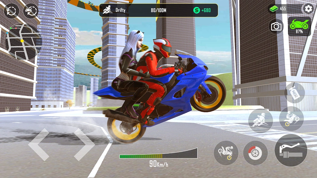 GT Moto Stunt 3D: Driving Game screenshot 2
