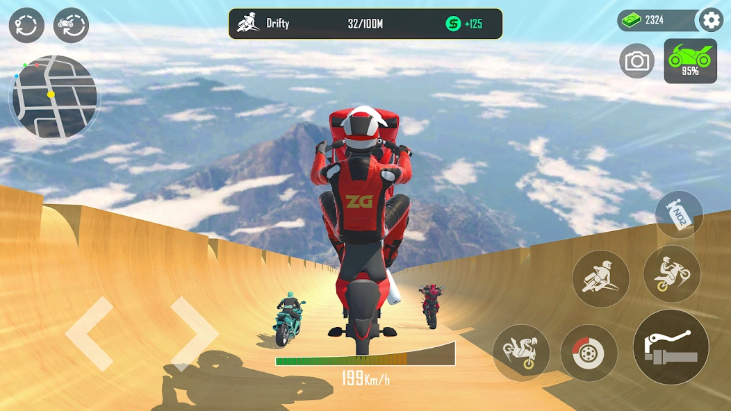 GT Moto Stunt 3D: Driving Game screenshot 4