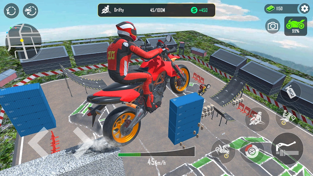 GT Moto Stunt 3D: Driving Game screenshot 7