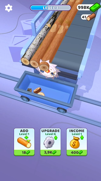Idle Cutter: Wood Slice screenshot 7