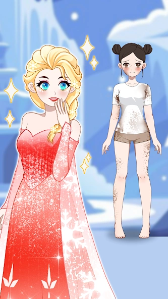 Left or right: Magic Dress up screenshot 1