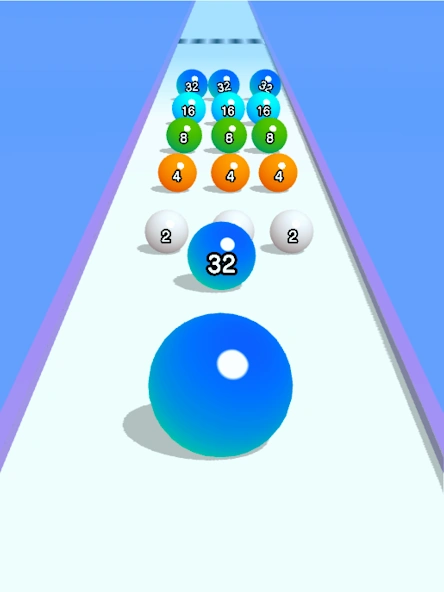 Ball Run 2048: merge number screenshot 7