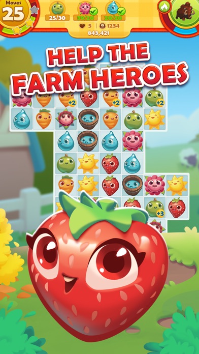 Farm Heroes Saga screenshot 1