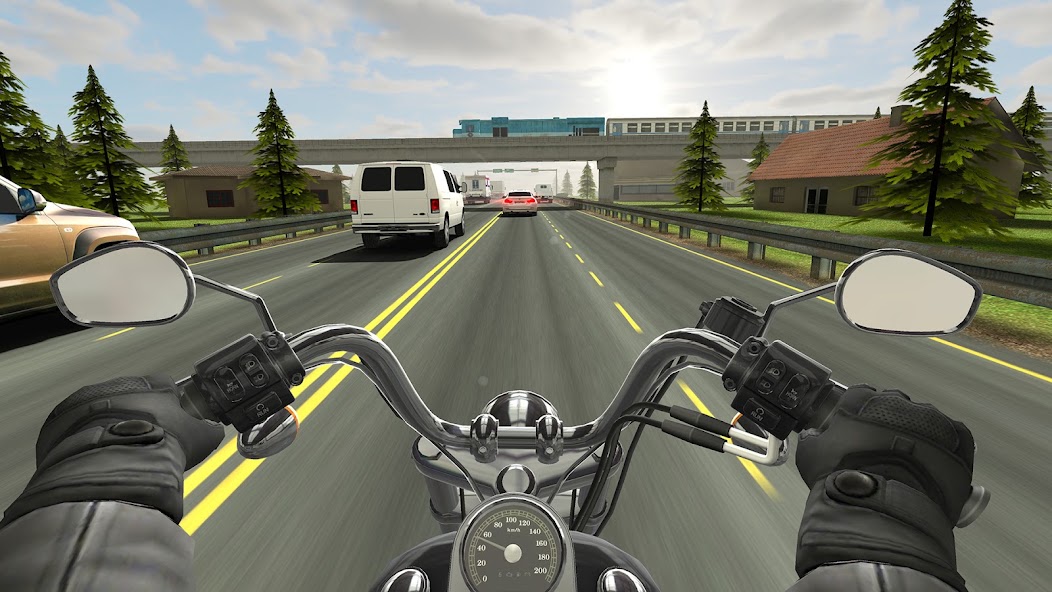 Traffic Bike Driving Simulator screenshot 1