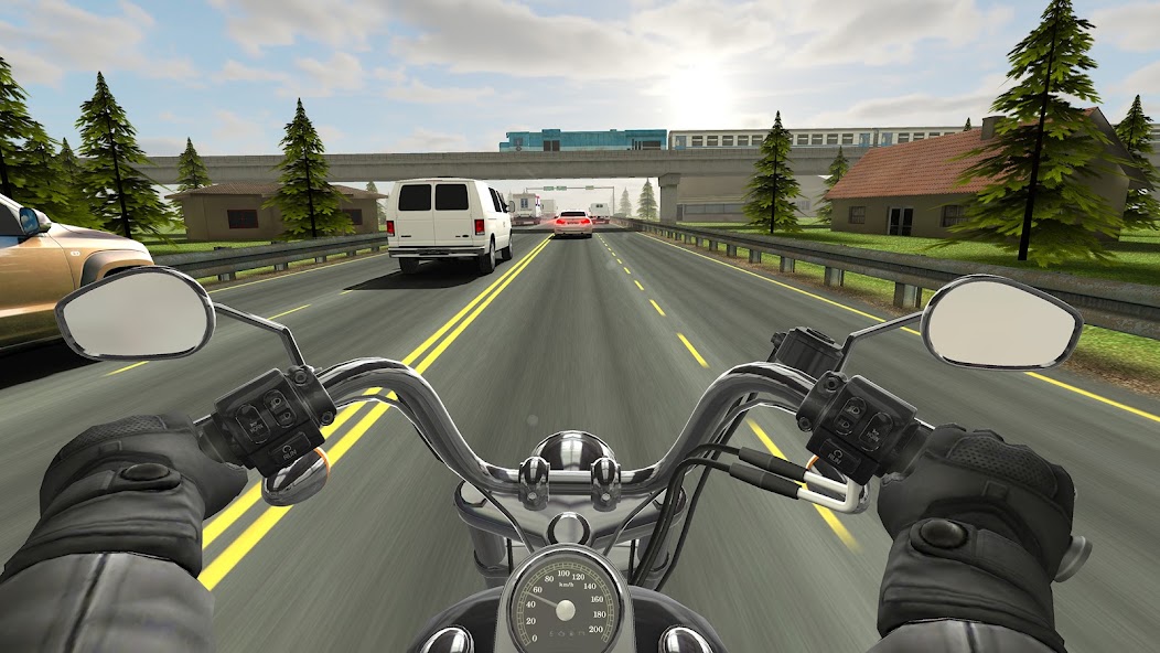 Traffic Bike Driving Simulator screenshot 7