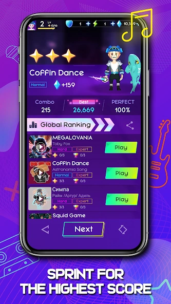 Cyber Surfer : Rhythm Odyssey screenshot 6