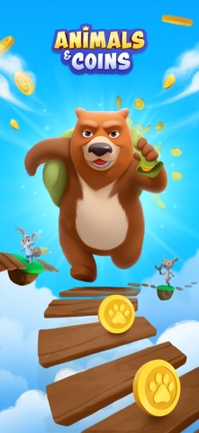 Animals & Coins Adventure Game screenshot 1