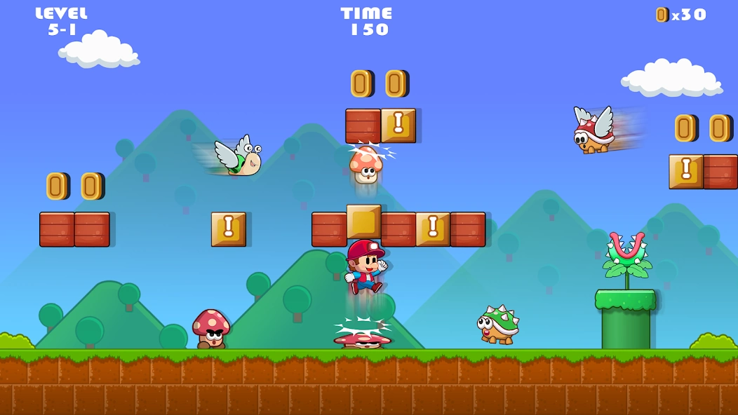 Super Mano Bros - Jungle World screenshot 4