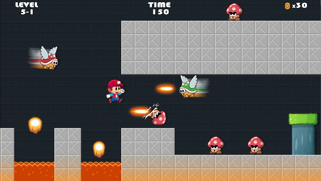 Super Mano Bros - Jungle World screenshot 5